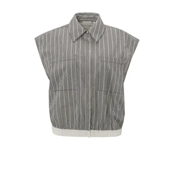 01-201141-503_942051 Yaya Blouse 01-201141-503 Zwart