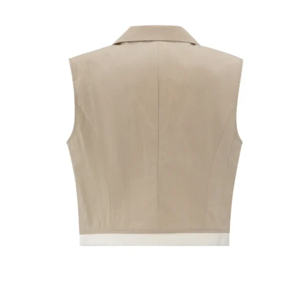 01-521001-503_99998_2 Yaya Gilet 01-521001-503 Beige