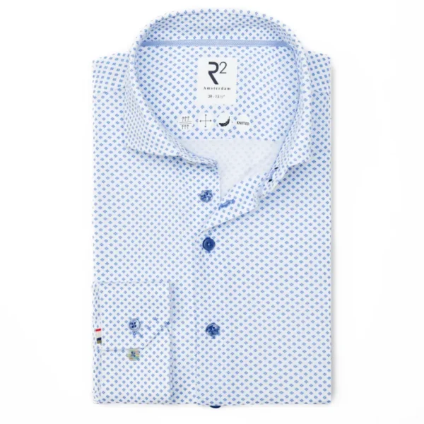 128.WSP.045_018_1 R2 Overhemd 128.wsp.045 018 Blauw