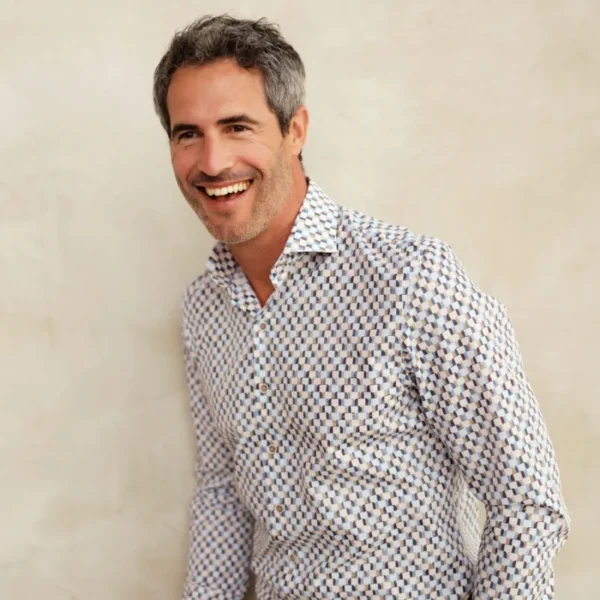 128.WSP.068_014_3 R2 Overhemd 128.wsp.068 014 Blauw