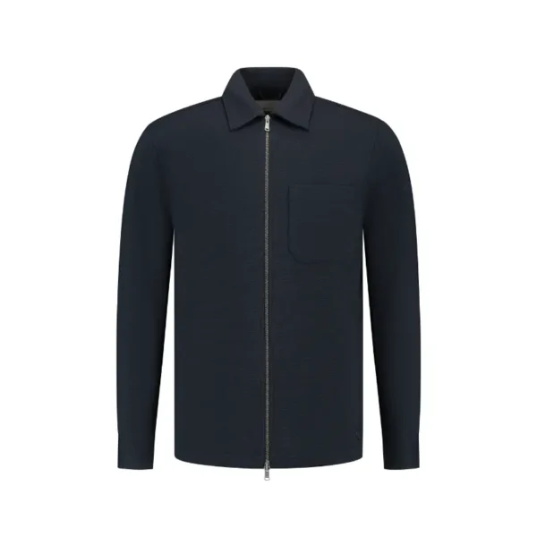 151030-SS25_649_50 Dstrezzed Overshirt Pike 151030-ss25 Dk. Navy