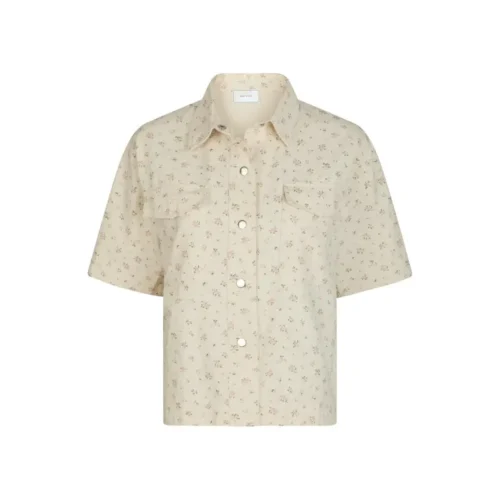Neo Noir Blouse Tiki Floral 163485 Zand