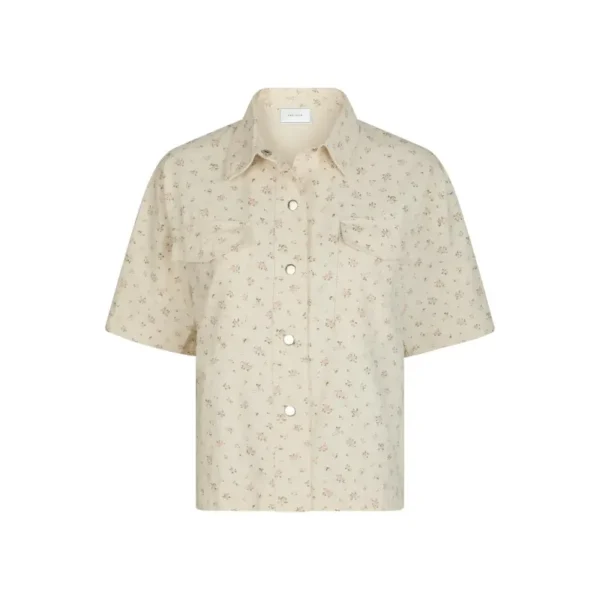 Neo Noir Blouse Tiki Floral 163485 Zand