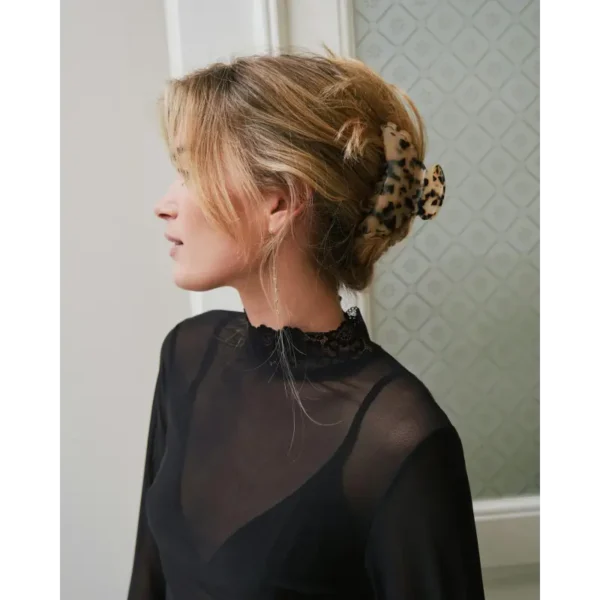 1_6_164281_100_6 Neo Noir Blouse Liza 164281 Zwart