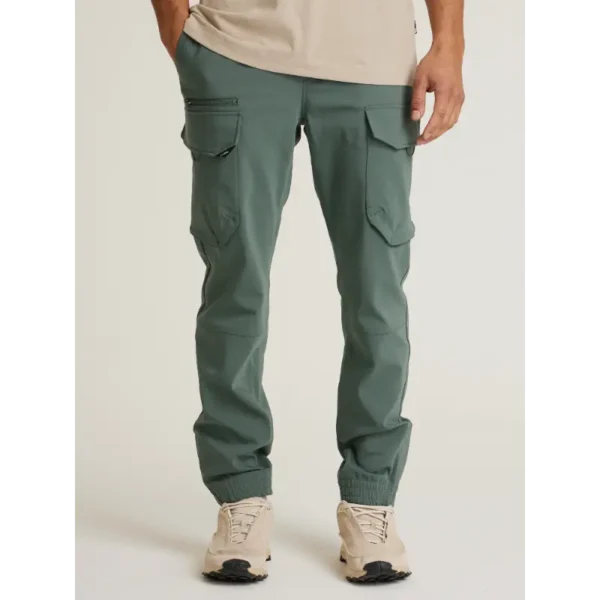 21140001-E53_chasin_front_1 CHASIN Broek 21140001 E53 Groen