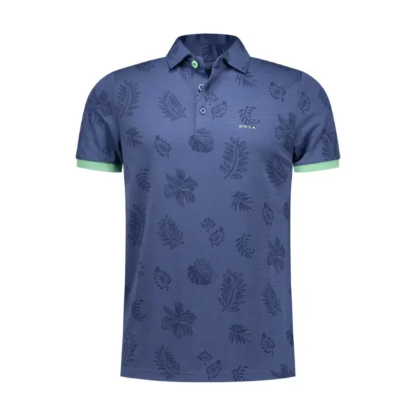 25BN106_1653_A NZA Polo Dakota 25bn106 Donkerblauw