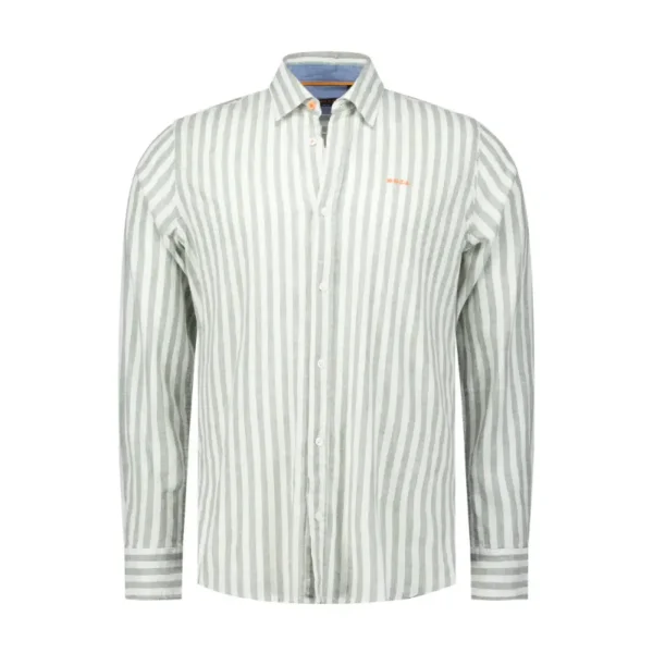 25BN546_1742_A NZA Overhemd Dante 25bn546 Groen