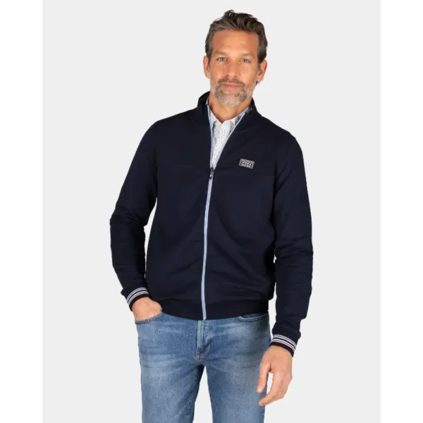 25an309 Navy1 NZA Vest Pyke 25an309 Donkerblauw