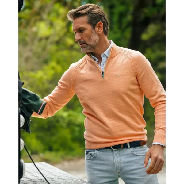 25an406-3 NZA Trui Memphis 25an406 Oranje