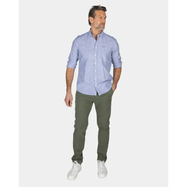 25an510 Blauw 4 NZA Overhemd Callum 25an510 Blauw
