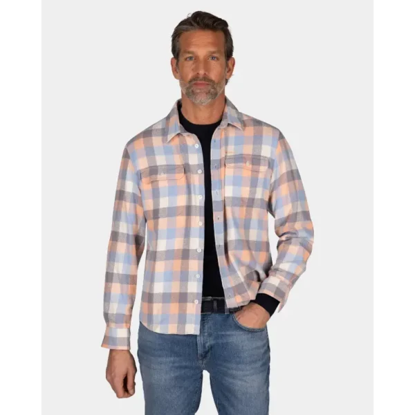 25an530 Orange1 NZA Overshirt Maximiliano 25an530 Oranje