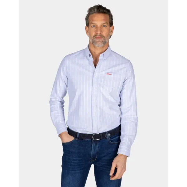 25an550 Blauw1 NZA Overhemd Josue 25an550 Blauw