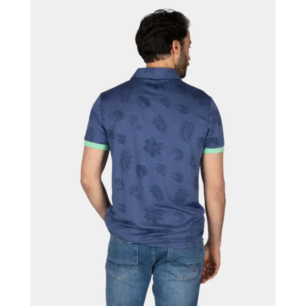 25bn106 Navy3 NZA Polo Dakota 25bn106 Donkerblauw