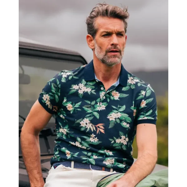 25bn114 Navy5 NZA Polo Ismael 25bn114 Donkerblauw