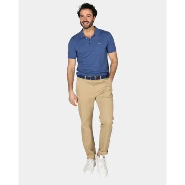 25bn180 Navy4 NZA Polo Sergio 25bn180 Donkerblauw