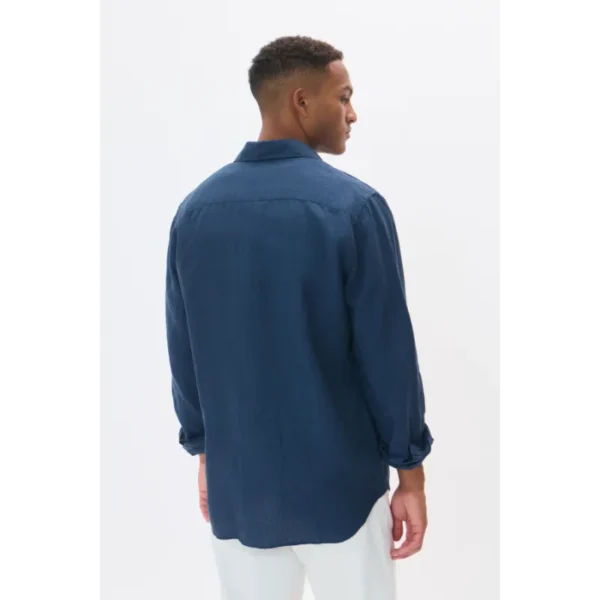 30205841_194011_550 Matinique Overhemd MAmarc 30205841 Donkerblauw