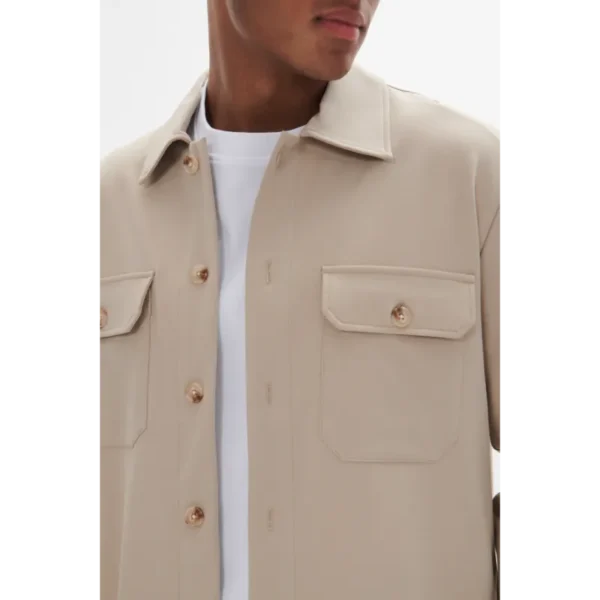 30207775_161105_350 Matinique Overshirt MADamo 30207775 Beige