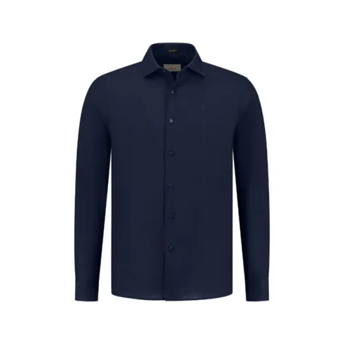 Dstrezzed Overhemd Jagger 303710-ss25 Dk. Navy