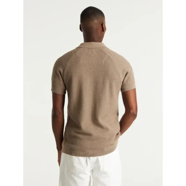 32180001-E20_chasin_back_1 CHASIN Polo Uy 32180001 E20 Bruin