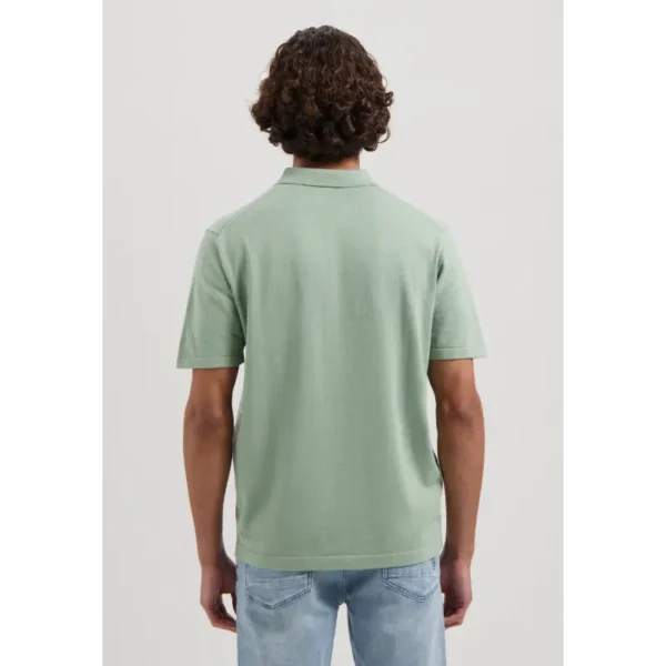 420062-SS25_561_2 Dstrezzed Polo Dorian Zip 420062-ss25 Lily Pad