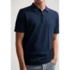 Dstrezzed Polo Dorian Zip 420062-ss25 Dk. Navy
