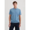 Dstrezzed Polo Dorian Zip 420062-ss25 Provincial Blue
