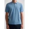 Dstrezzed Polo Dorian Zip 420062-ss25 Provincial Blue