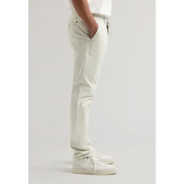 501700-SS25_107_4 Dstrezzed Broek Lancaster Twill Knit 501700-ss25 Silver Birch