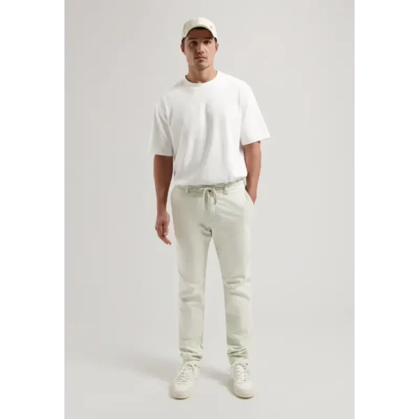 501700-SS25_107_5 Dstrezzed Broek Lancaster Twill Knit 501700-ss25 Silver Birch