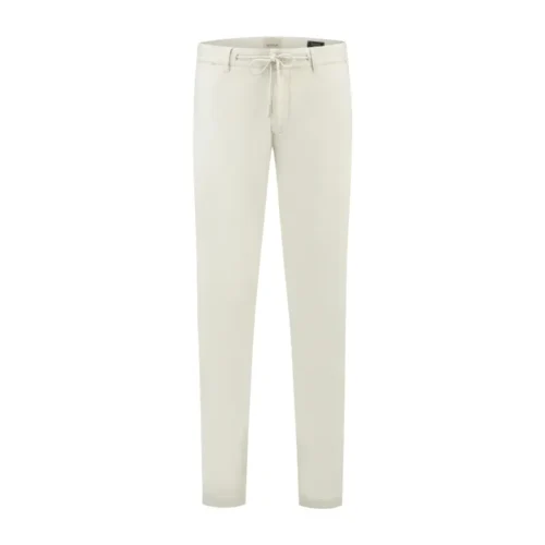 Dstrezzed Broek Lancaster Twill Knit 501700-ss25 Silver Birch