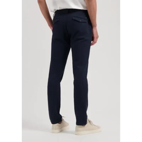 501850-SS25_649_2 Dstrezzed Broek Lancaster Pique 501850-ss25 Dk. Navy