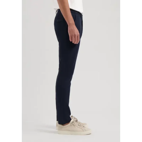 501850-SS25_649_4 Dstrezzed Broek Lancaster Pique 501850-ss25 Dk. Navy