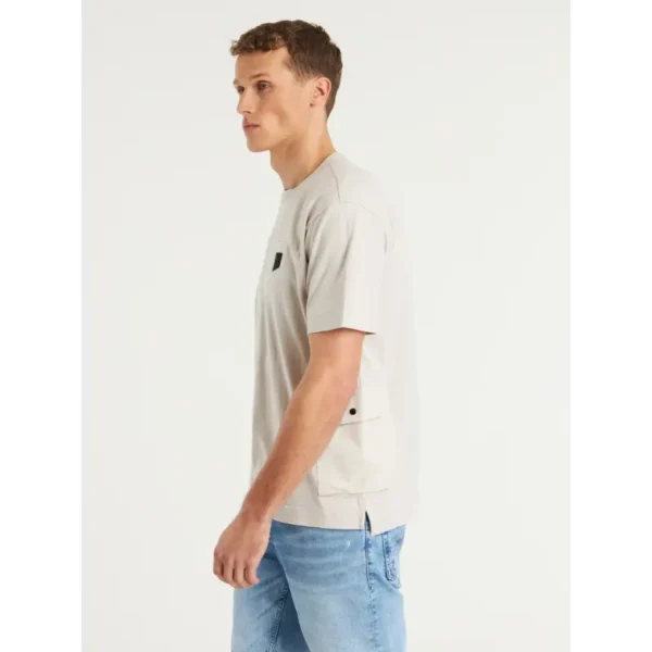 52110008-E81_chasin_side_1 CHASIN T-Shirt Versa 52110008 E81 Grijs