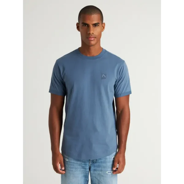 52110011-E62_chasin_front_1 CHASIN T-Shirt Brody 52110011 E62 Blauw