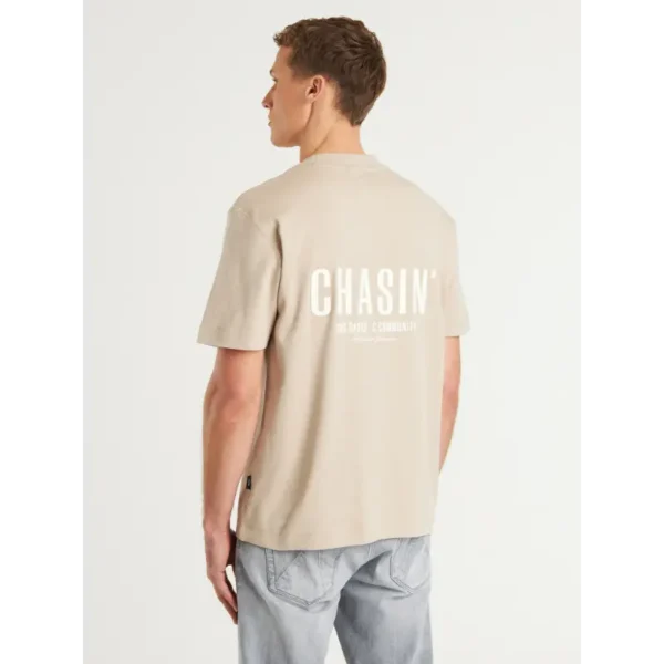52110012-E20_chasin_front_1 CHASIN T-Shirt Mayor 52110012 E20 Beige
