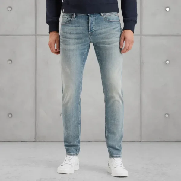 CTR2502707-DSF_model_1 Cast Iron Jeans Shiftback ctr2502707 Donkerblauw