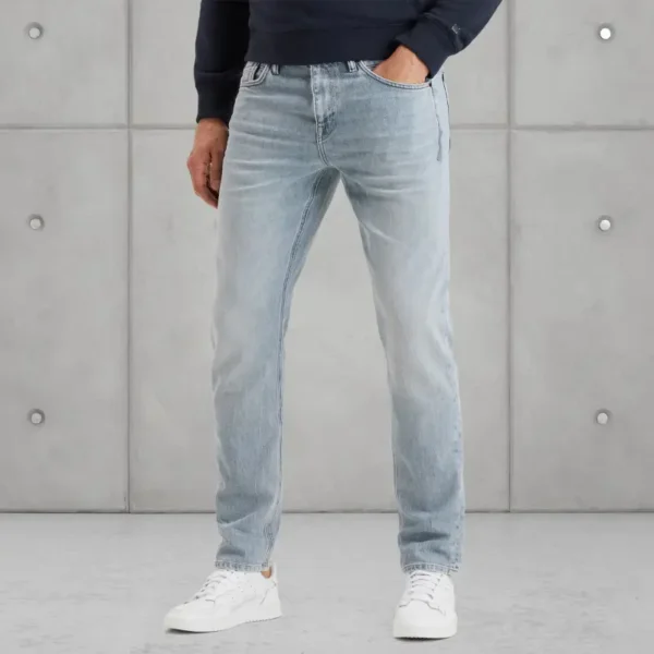 CTR2502709-UOI_model_2 Cast Iron Jeans Valver Regular Fit ctr2502709 Blauw