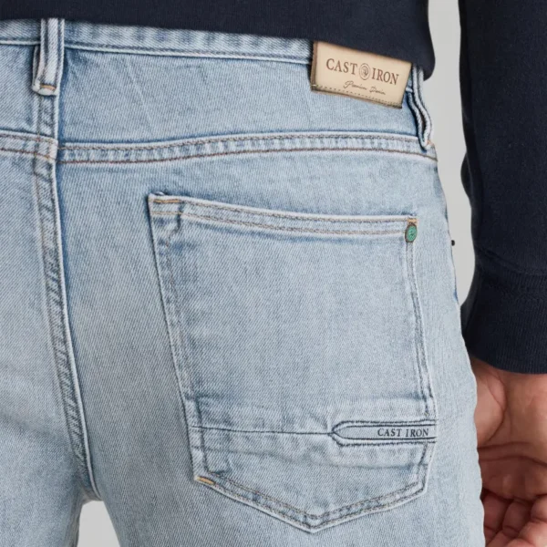 CTR2502709-UOI_model_6 Cast Iron Jeans Valver Regular Fit ctr2502709 Blauw