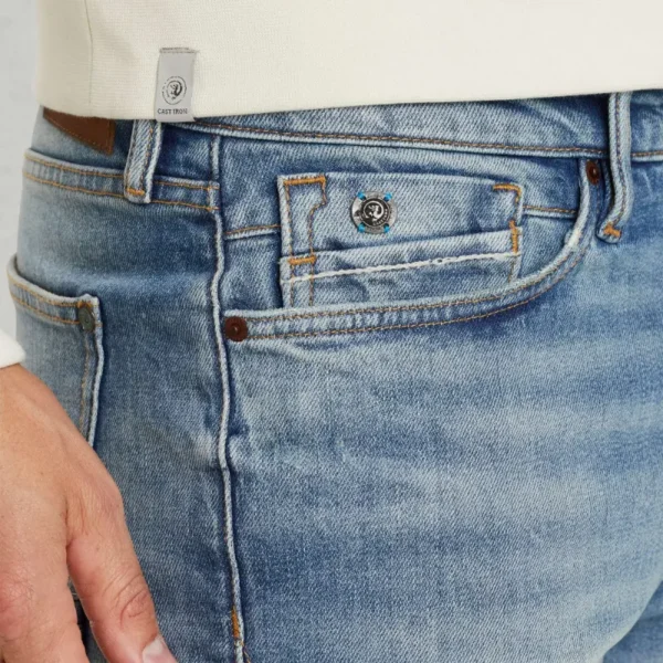 Cast-Iron-jeans-CTR2402731-IWD-IWD-127402-6 Cast Iron Jeans Valver Regular Indigo ctr2402731 Blauw