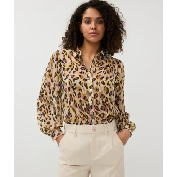 EsQualo_fall_winter_2025_original_SP25.14001_999_5 Esqualo Blouse sp25.14001 Multicolor