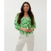 Esqualo Blouse sp25.15006 Groen