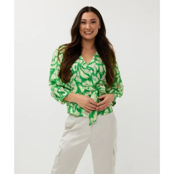 EsQualo_fall_winter_2025_original_SP25.15006_999_5 Esqualo Blouse sp25.15006 Groen