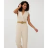 Esqualo Jumpsuit sp25.30018 Beige