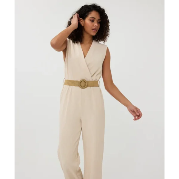 Esqualo Jumpsuit sp25.30018 Beige