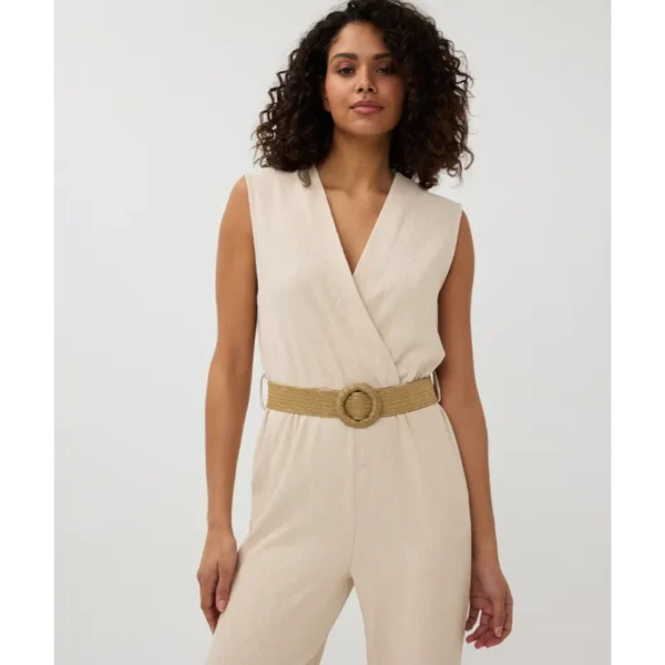 Esqualo Jumpsuit sp25.30018 Beige