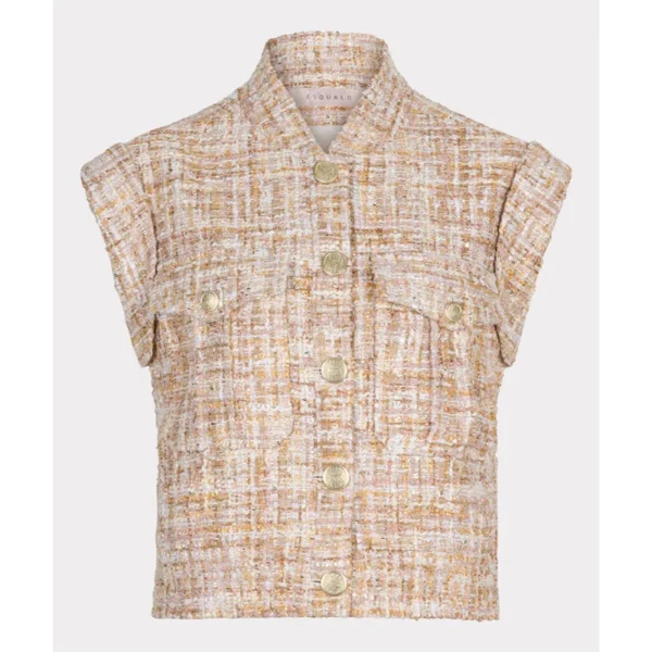EsQualo_spring_summer_2025_original_SP25.19008_180_1 Esqualo Gilet sp25.19008 Beige