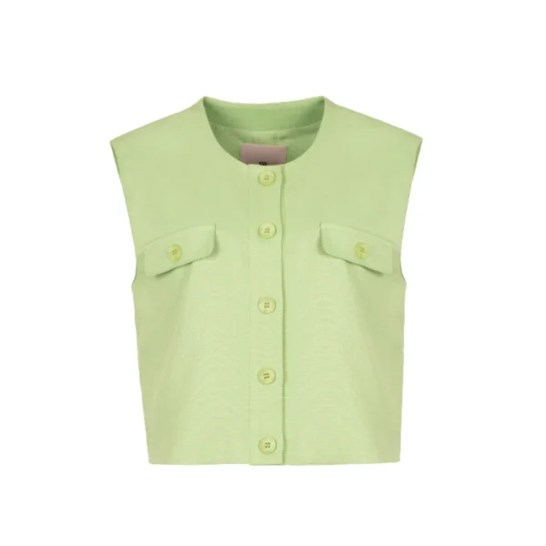 Freebird-Ico_summer-2025_91_Lissy-Sl-Wv-Boucle-Shine-25-1 Freebird Blazer Lissy Groen