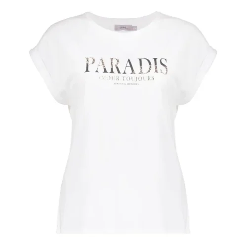 Geisha T-shirt 52117-41 Off-White