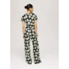 Harper&Yve Broek Jane ss25t104 Green Blosso