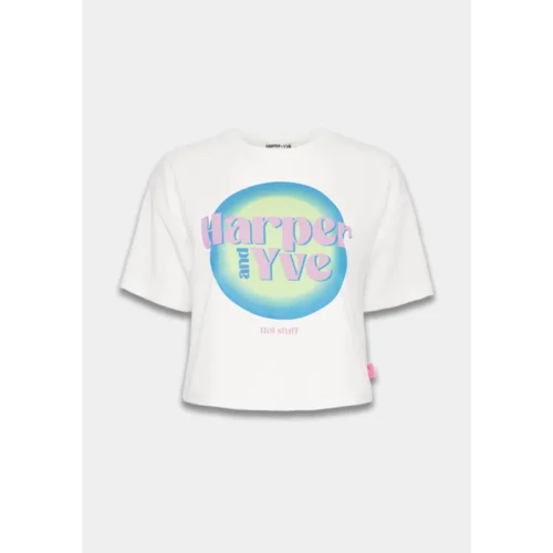 Harper&Yve T-shirt Hotstuff ss25y308 Ecru